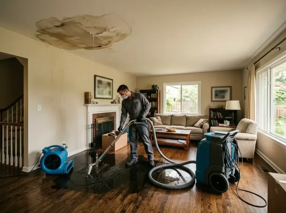 attic-pipe-burst-ceiling-drip-008 — frequently asked questions, Water Damage Restoration & Carpet Care in Sheridan, IN